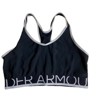 Under Armour black and white sports bra